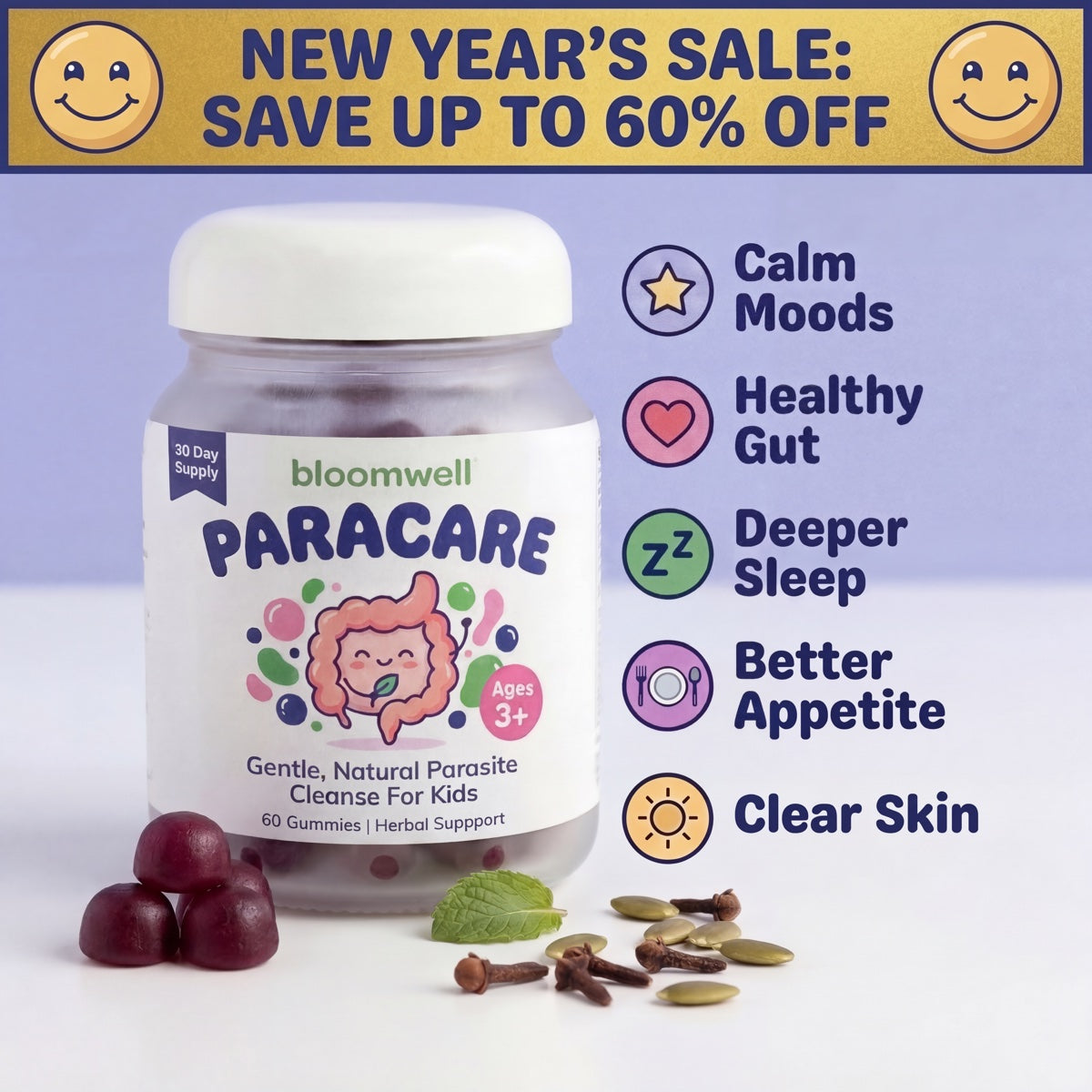 Bloomwell Paracare Kids Cleanse Gummies